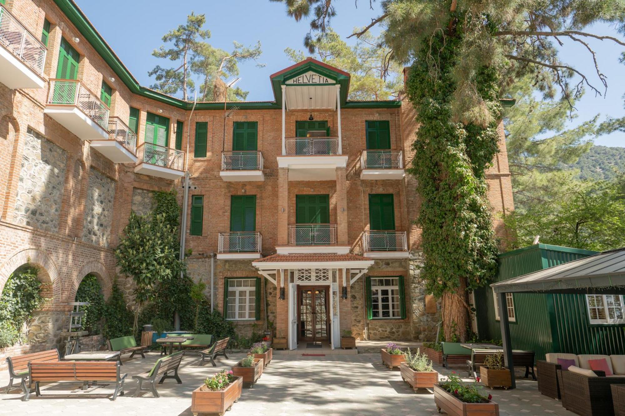 New Helvetia Hotel Platres Bagian luar foto
