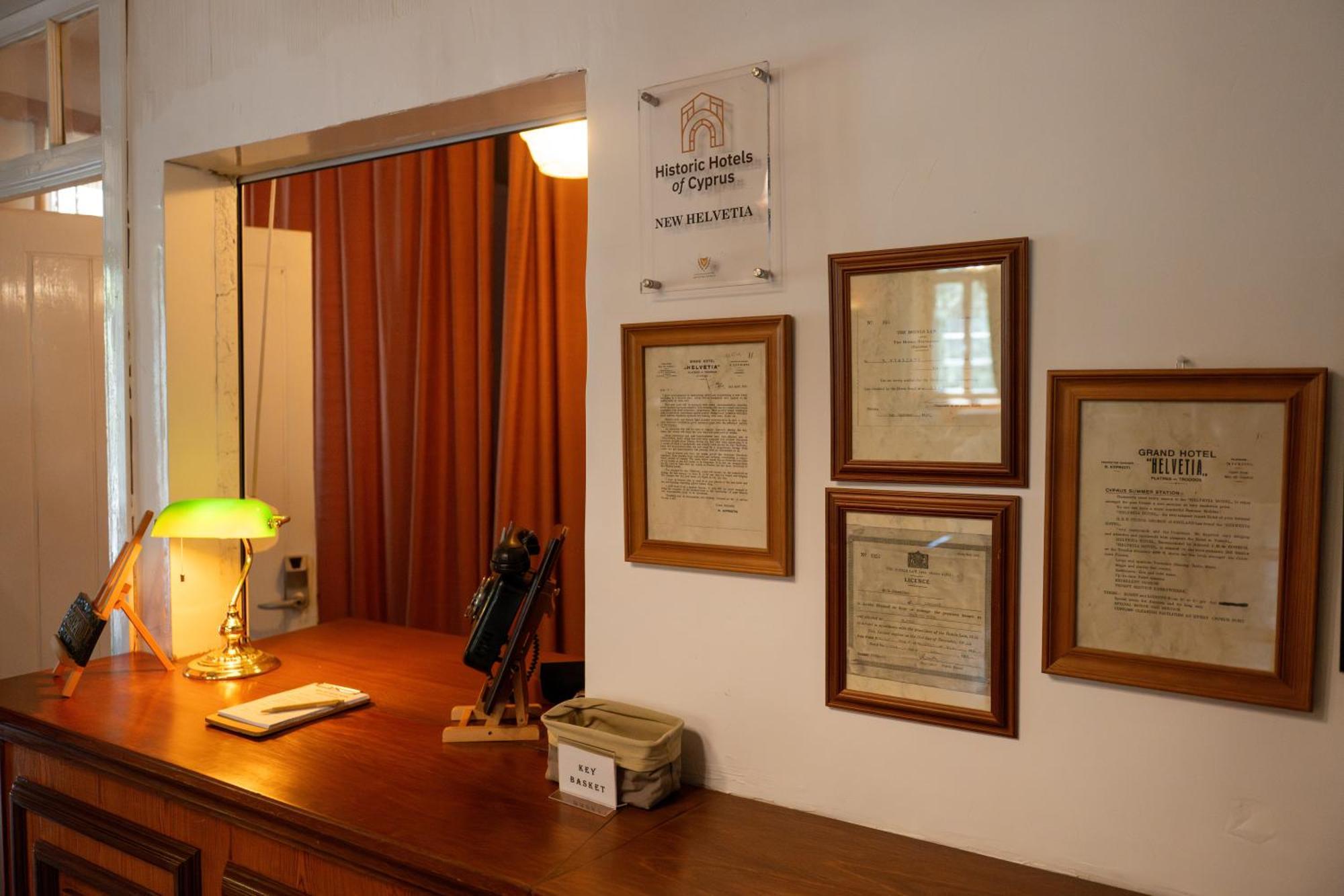 New Helvetia Hotel Platres Bagian luar foto